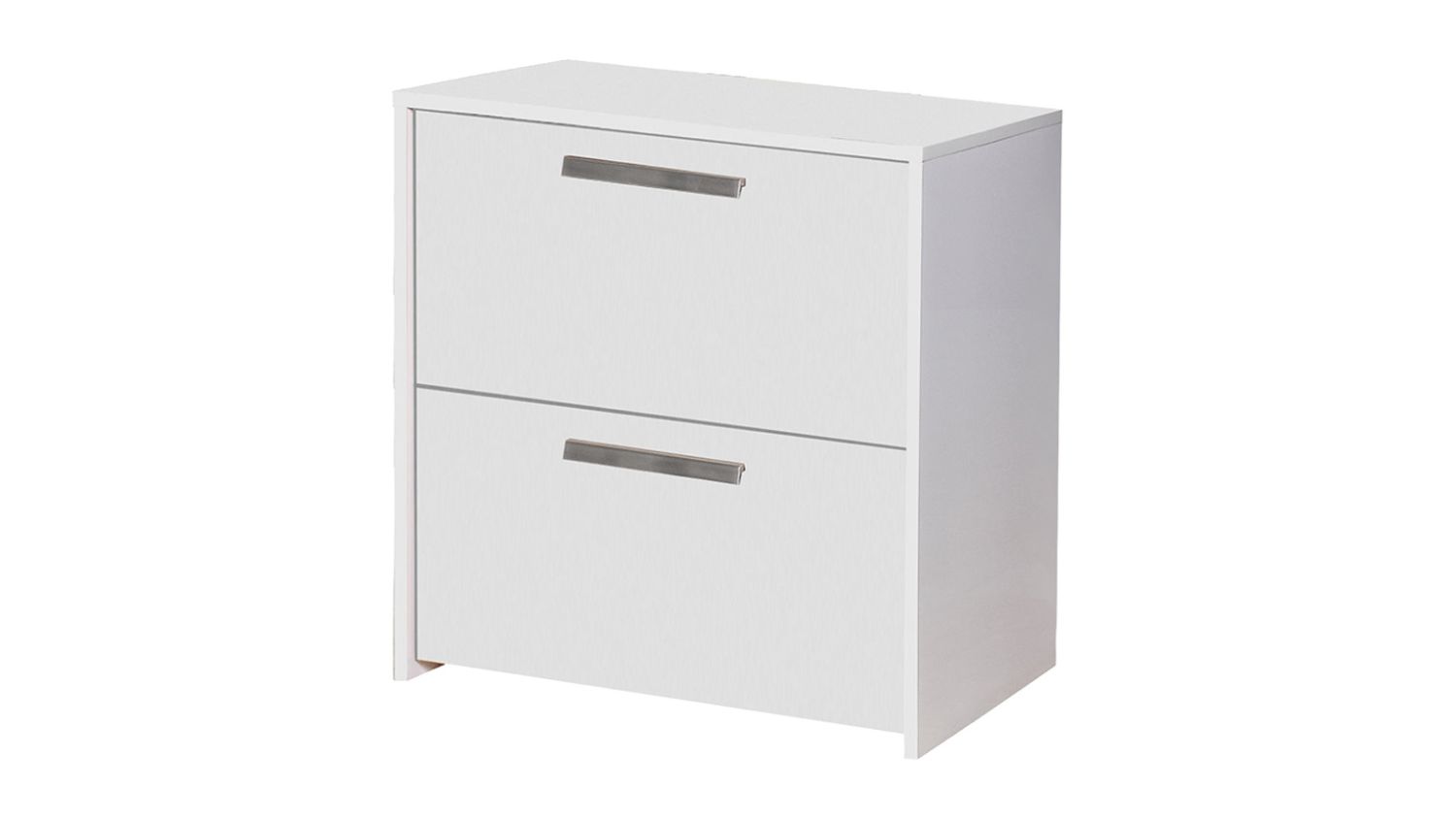TSB Living Dual Drawer Lateral Filing Cabinet with brushed metal handles