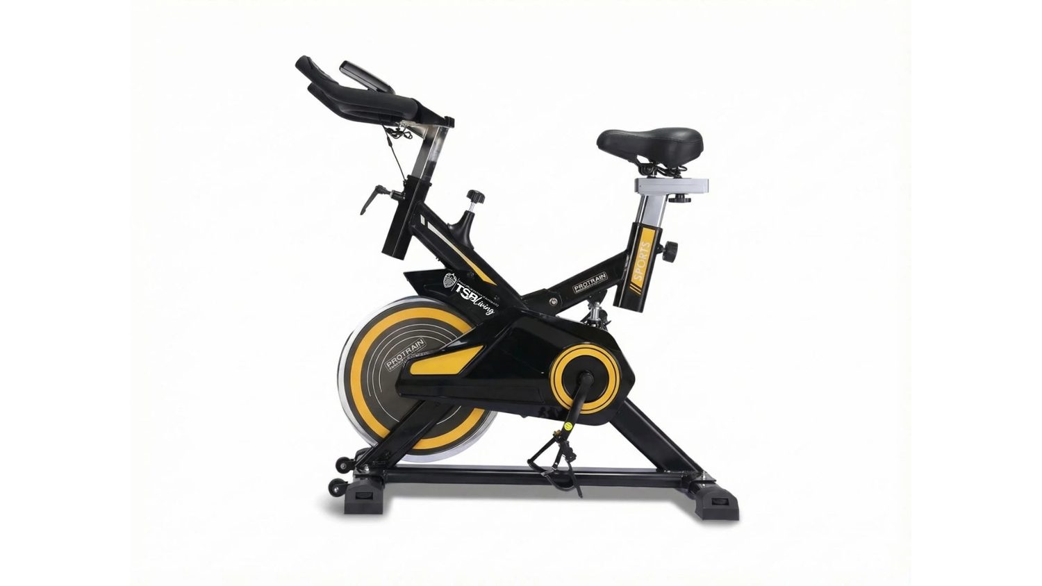 PROTRAIN Flywheel Spin Bike - Yellow