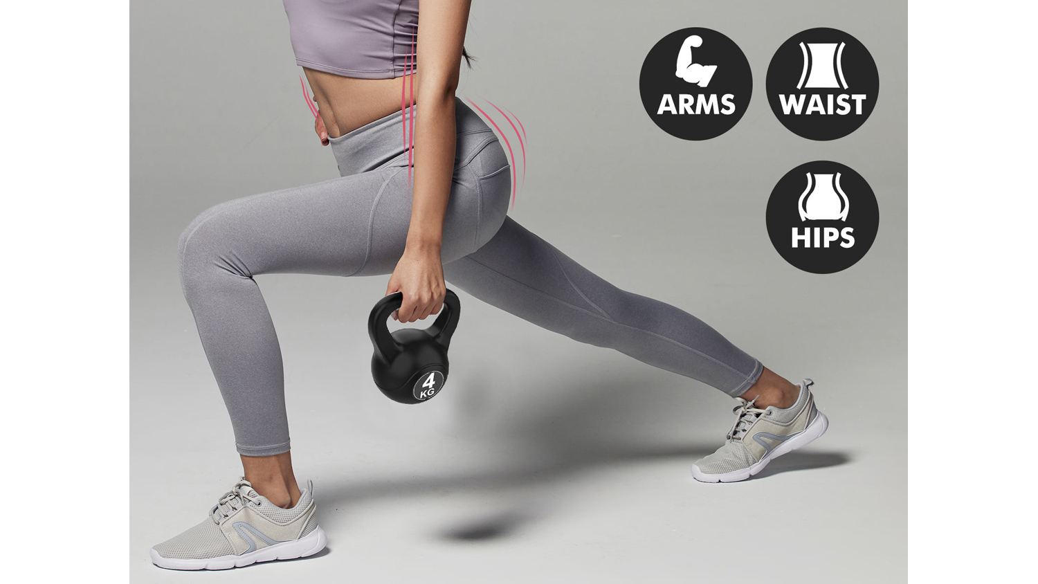 PROTRAIN Cement Kettlebell 4kg