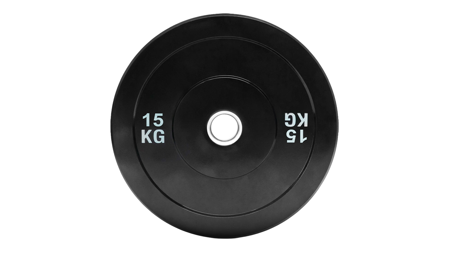 A front view of the PROTRAIN Solid Rubber Weight Plates