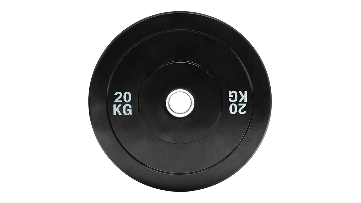 A front view of the PROTRAIN Solid Rubber Weight Plates