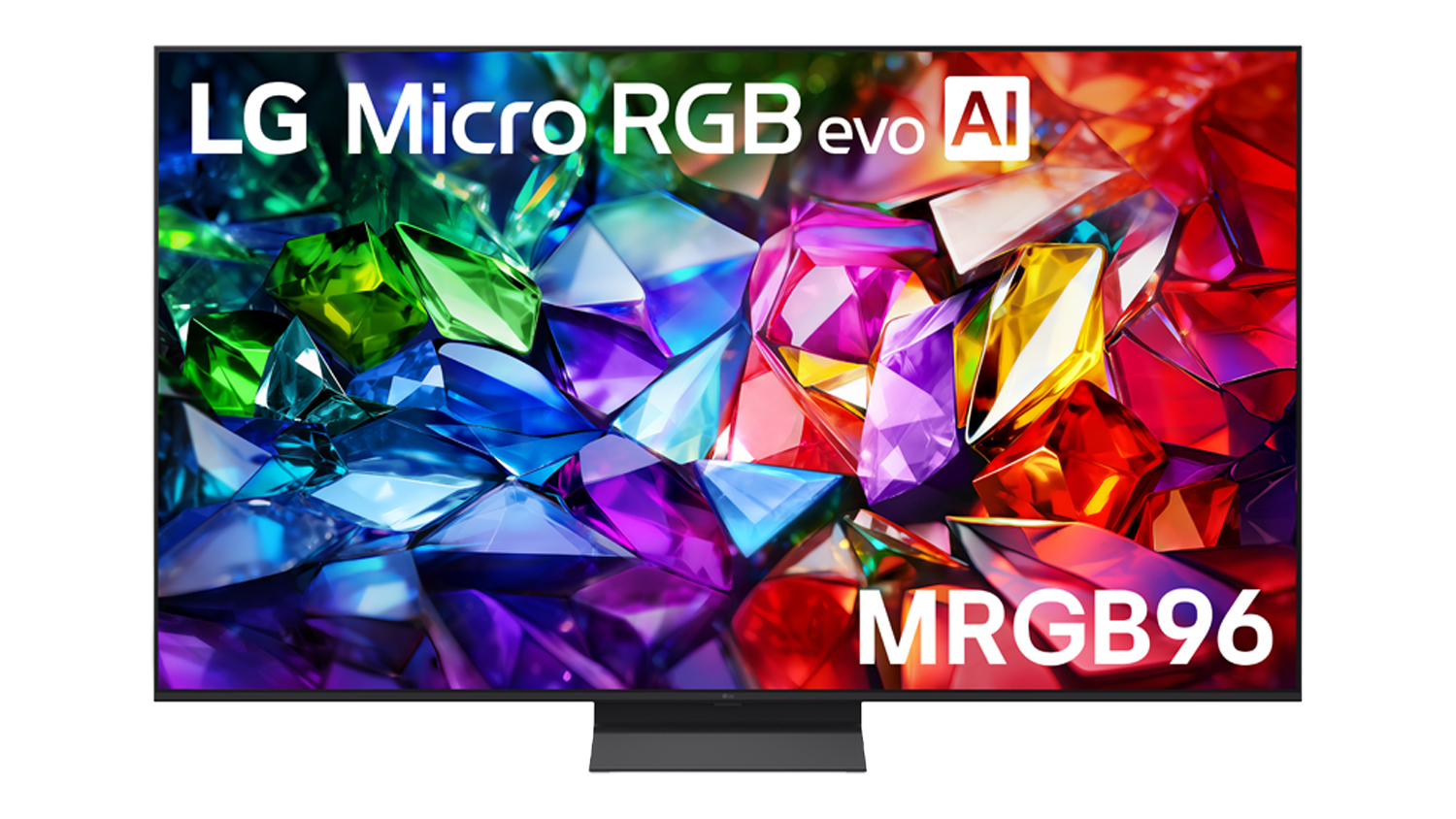 An LG 75" MRGB96 Smart 4K Micro RGB evo AI TV (2026) with webOS