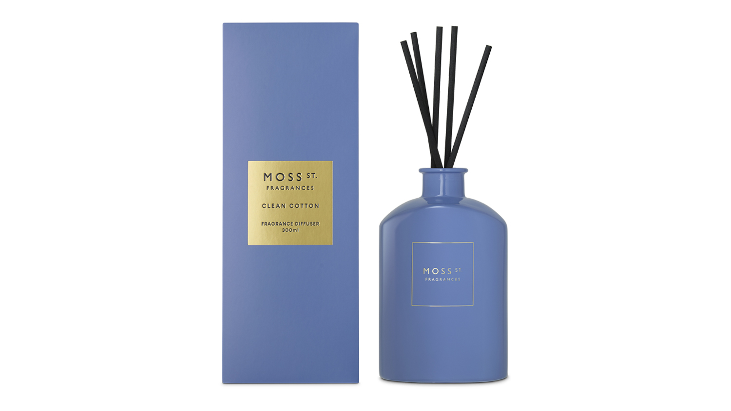 A Moss St. 300ml Reed Diffuser in Clean Cotton blend