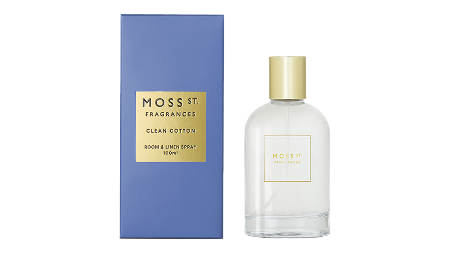 A view of the Moss St. 100ml Room Fragrance