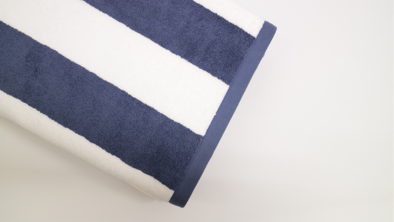 Baksana Cabana Beach Towel - Navy Blue/White