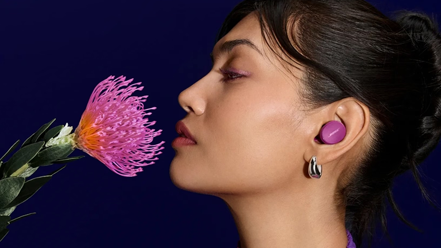 Bose QuietComfort Active Noise Cancelling Wireless In-Ear Headphones - Rosewood Mauve (888507-0120)