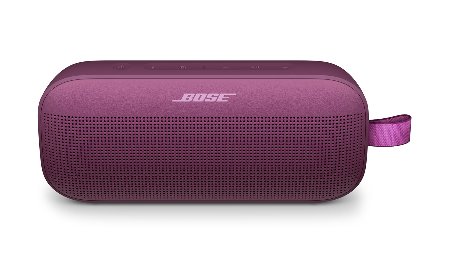 Bose SoundLink Flex (2nd Gen) Portable Bluetooth Speaker in a vibrant rosewood mauve finish