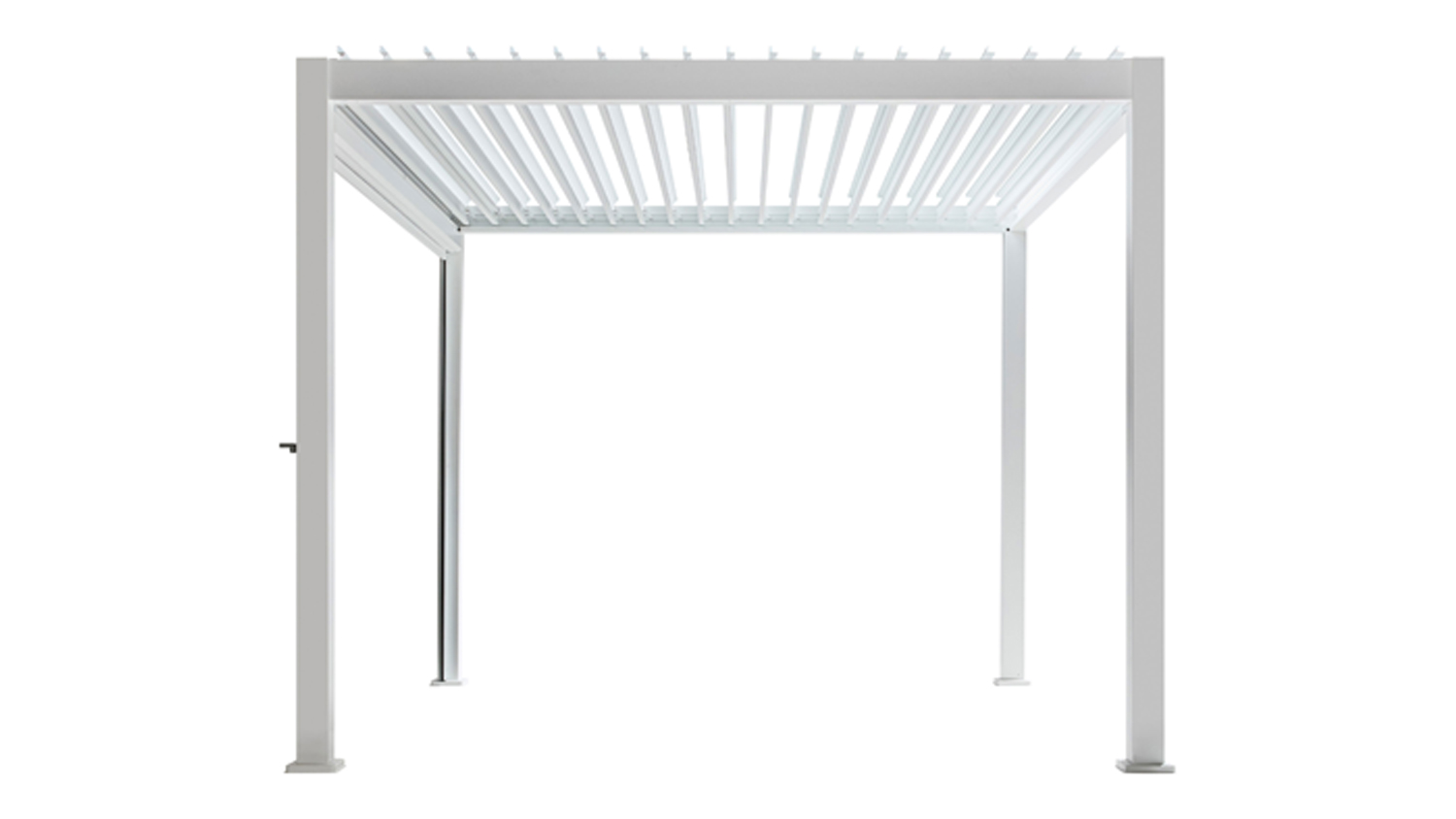 Fiori 3x3m Aluminium Outdoor Pergola - White