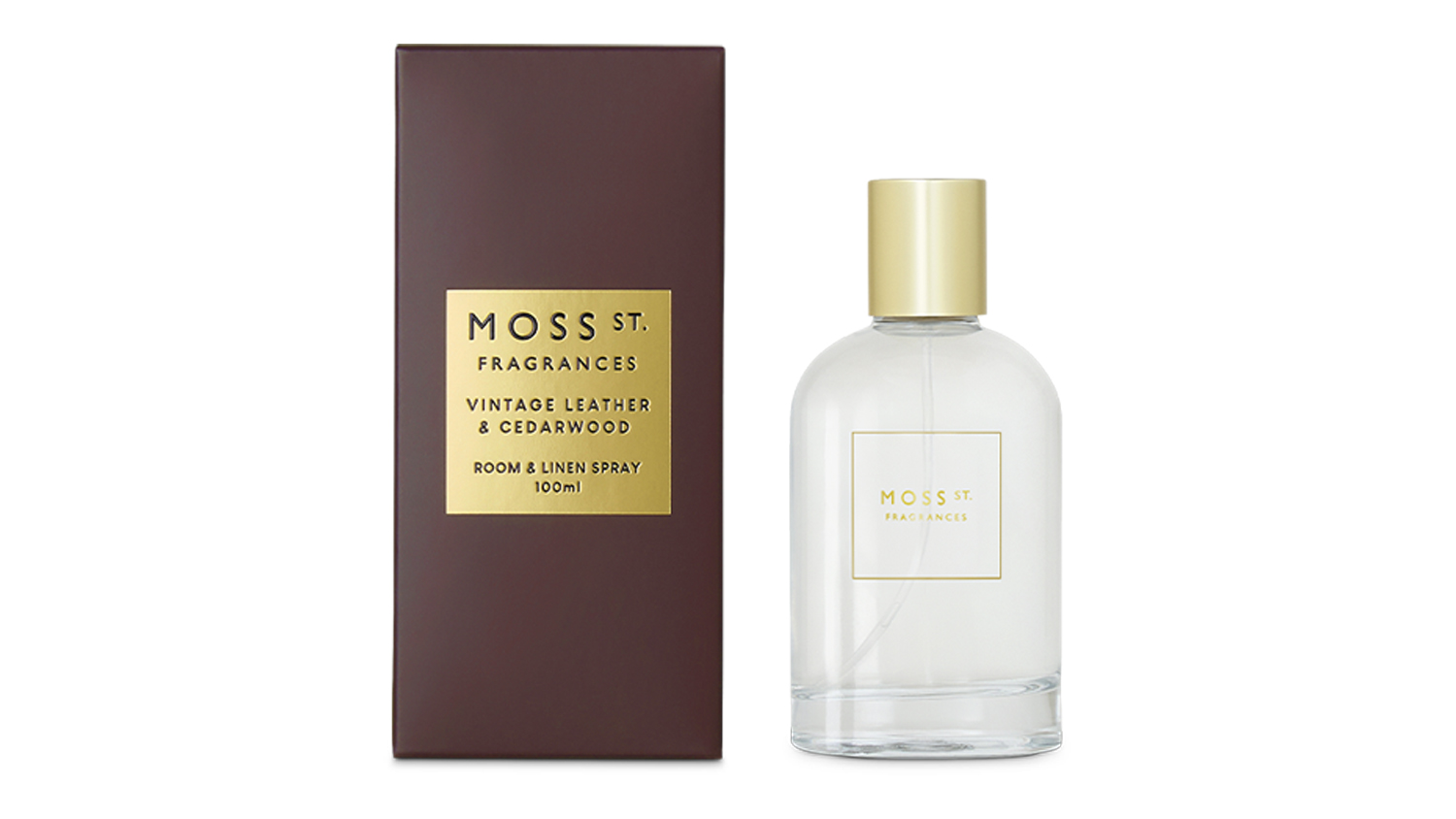 A view of the Moss St. 100ml Room Fragrance