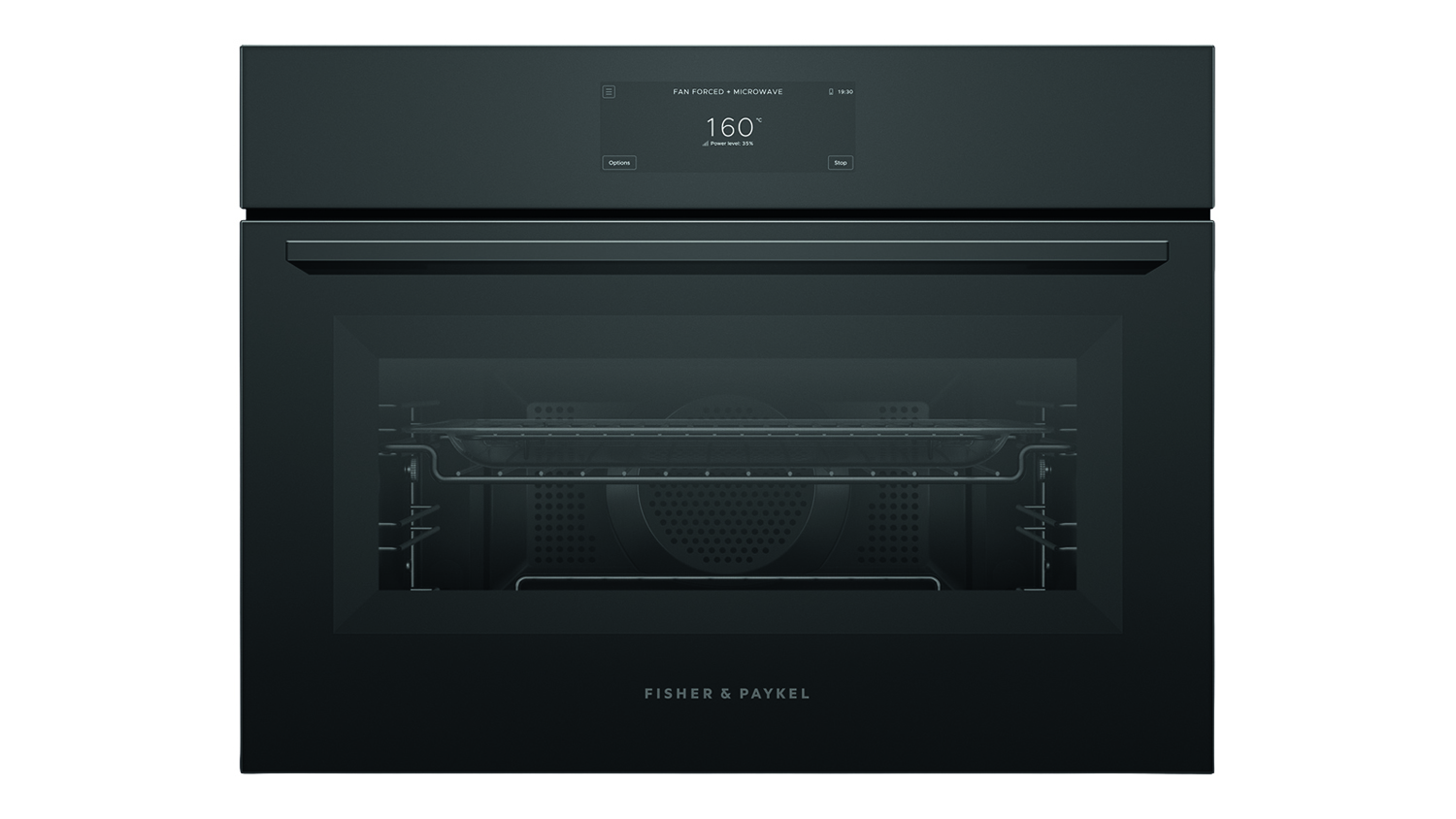 A view of the Fisher & Paykel Series 9 Combi-Microwave Oven