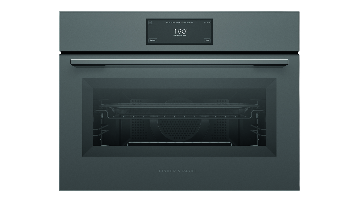 A view of the Fisher & Paykel Series 9 Combi-Microwave Oven