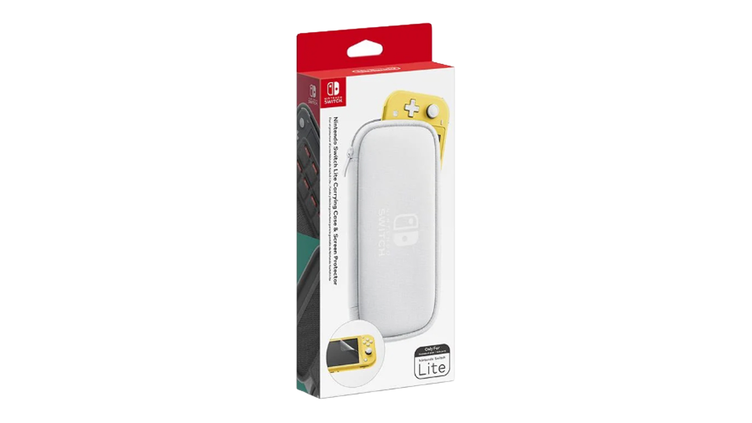 Nintendo Switch Lite Case & Screen Protector - White