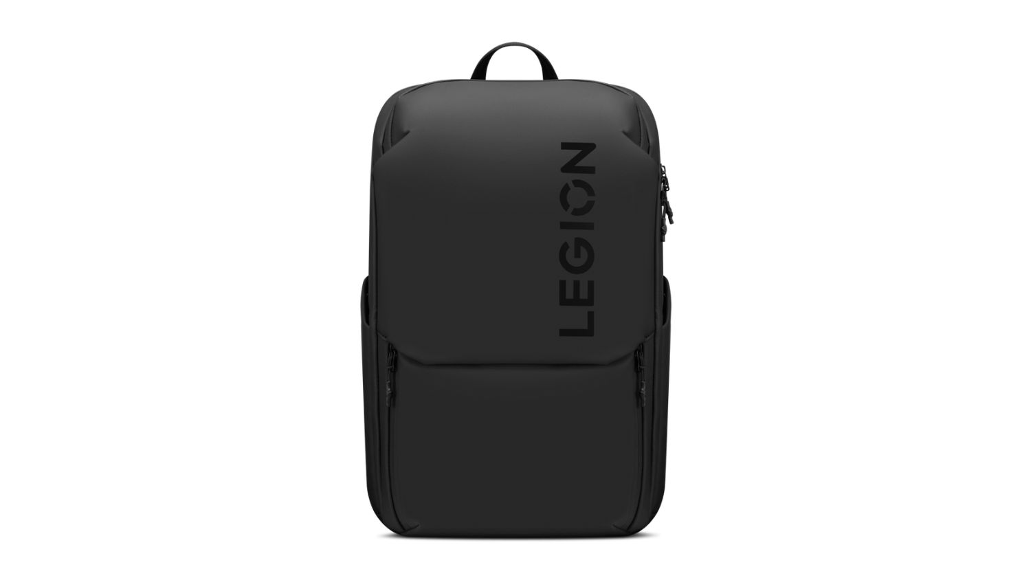 Front view of the Lenovo Legion 17" Gaming Rucksack GB800 in black colour