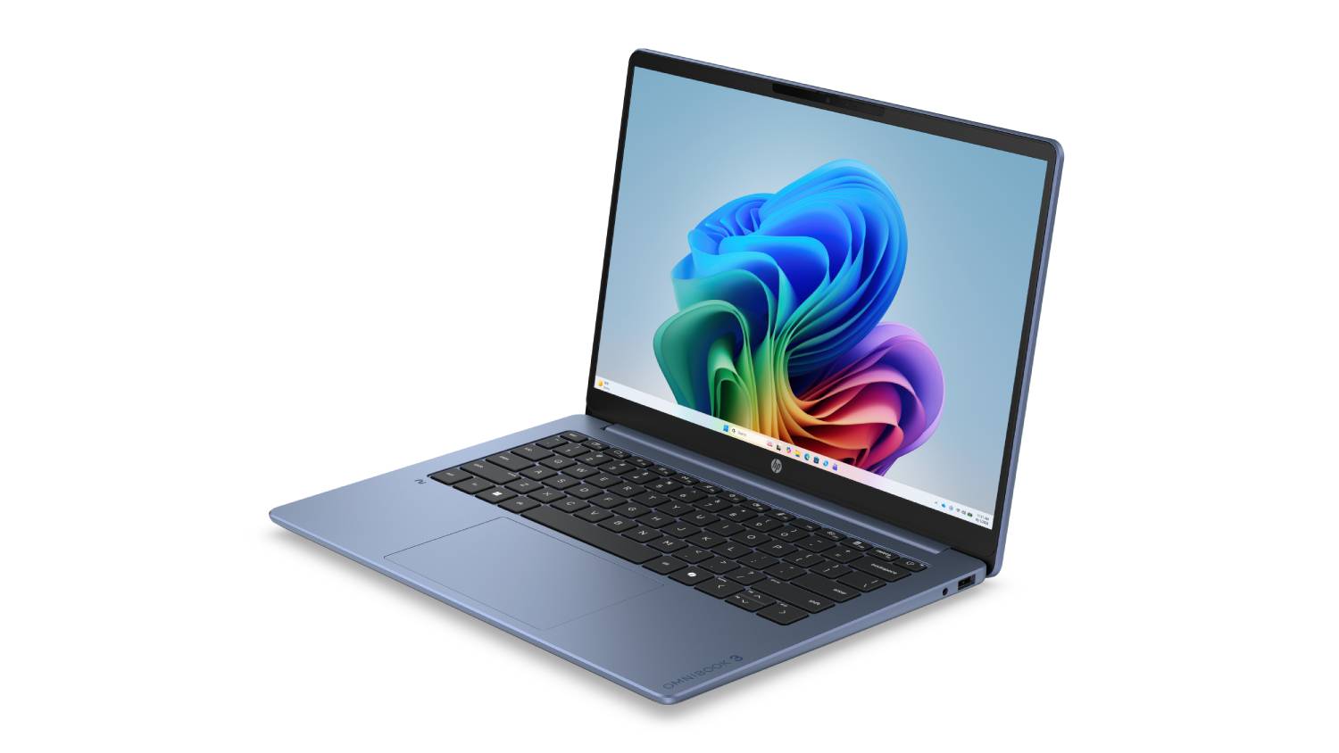 HP OmniBook 3 14" Laptop - Qualcomm Snapdragon X 8GB-RAM 512GB-SSD Copilot+ PC - Starlit blue (14-HZ0061QU)