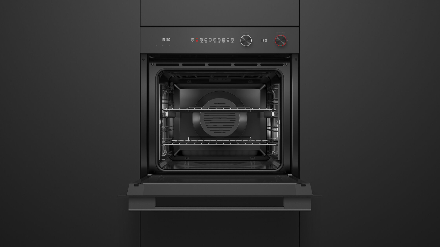 Fisher & Paykel Series 7 60cm Built-In Oven - Black Glass (OB60SACPGB5/Contemporary)