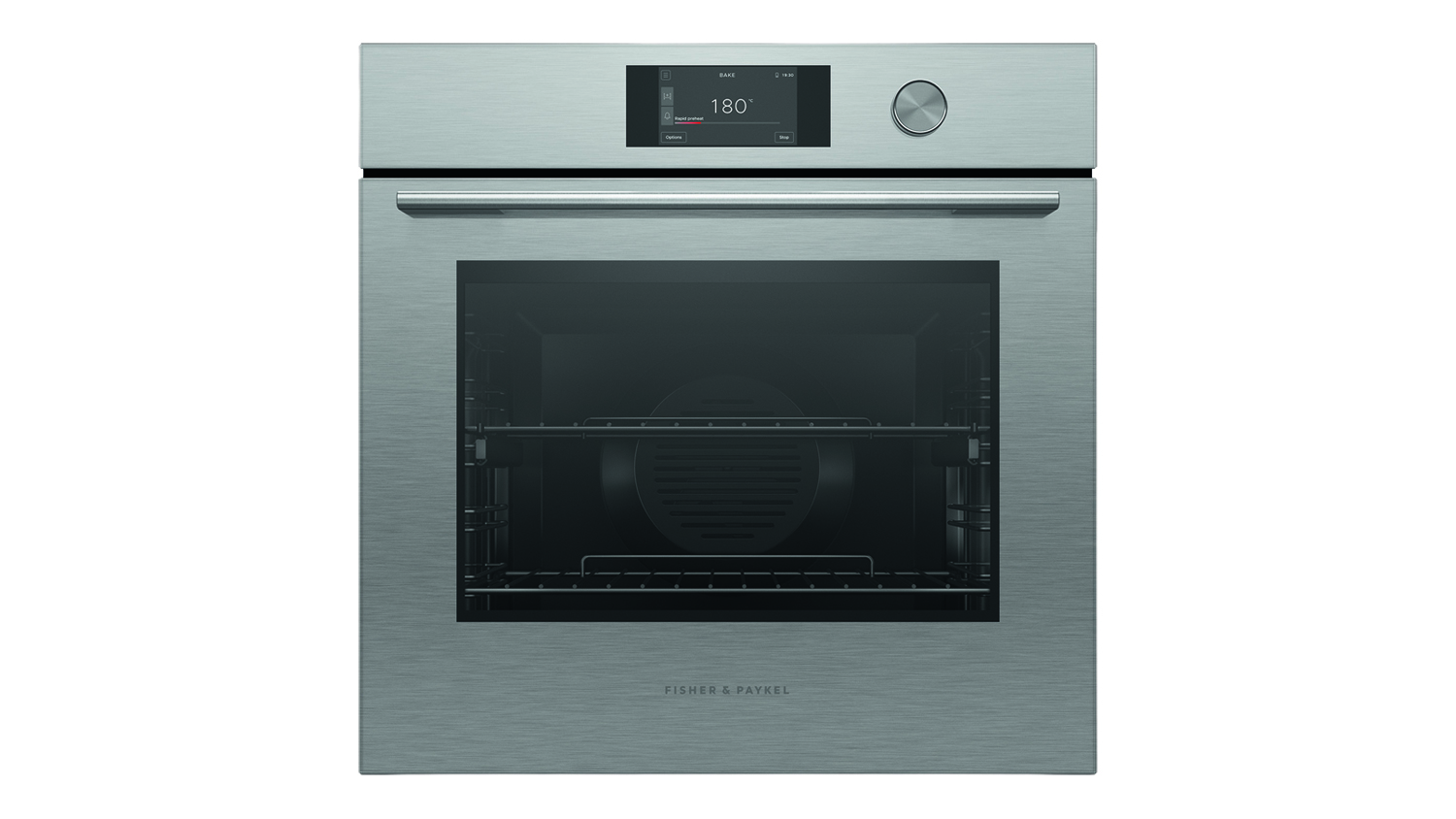 Fisher & Paykel Series 7 60cm Built-In Smart Oven with digital touchscreen and sleek modern design