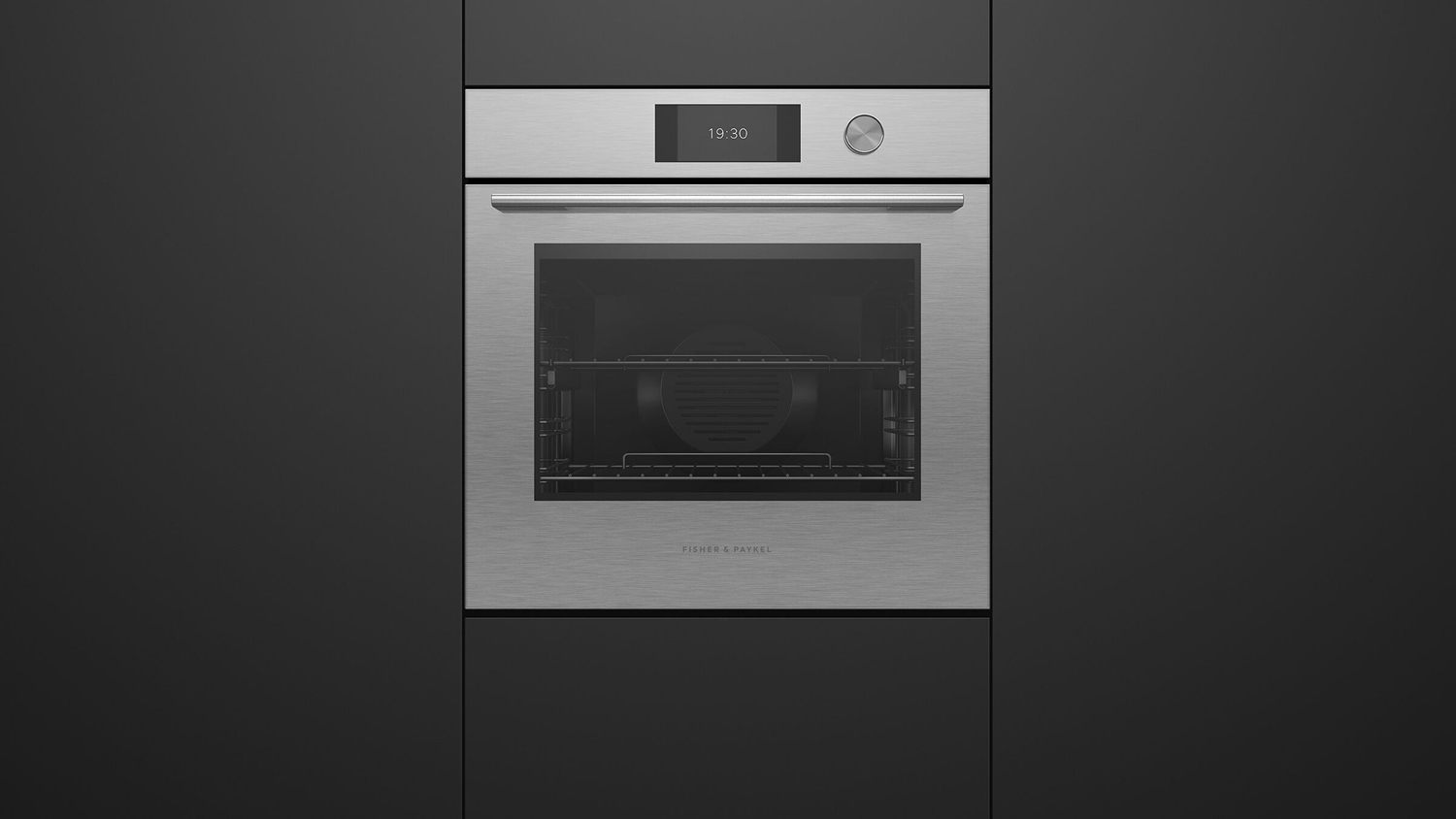 Fisher & Paykel Series 7 60cm Built-In Smart Oven - Brushed Silver Glass (OB60SACPTDX5/Contemporary/Pyrolytic)