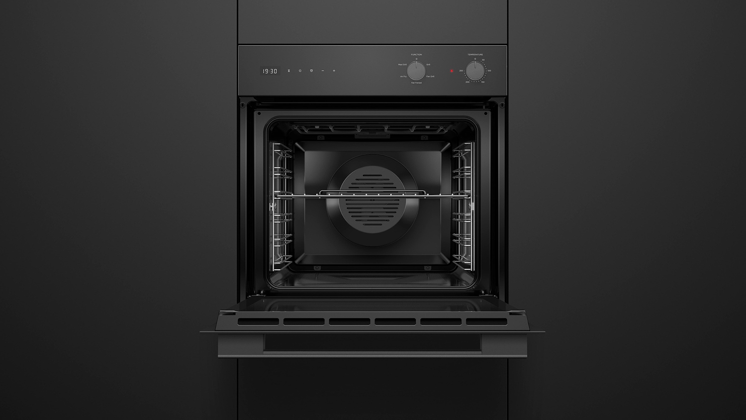 Fisher & Paykel Series 5 60cm Built-In Oven - Black Glass (OB60SBC5B5/Contemporary/5 Function)