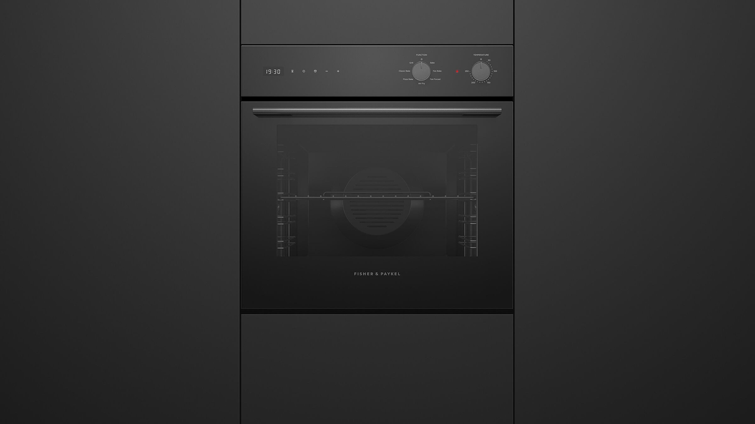 Fisher & Paykel Series 5 60cm Built-In Oven - Black Glass (OB60SBC7B5/Contemporary/7 Function)