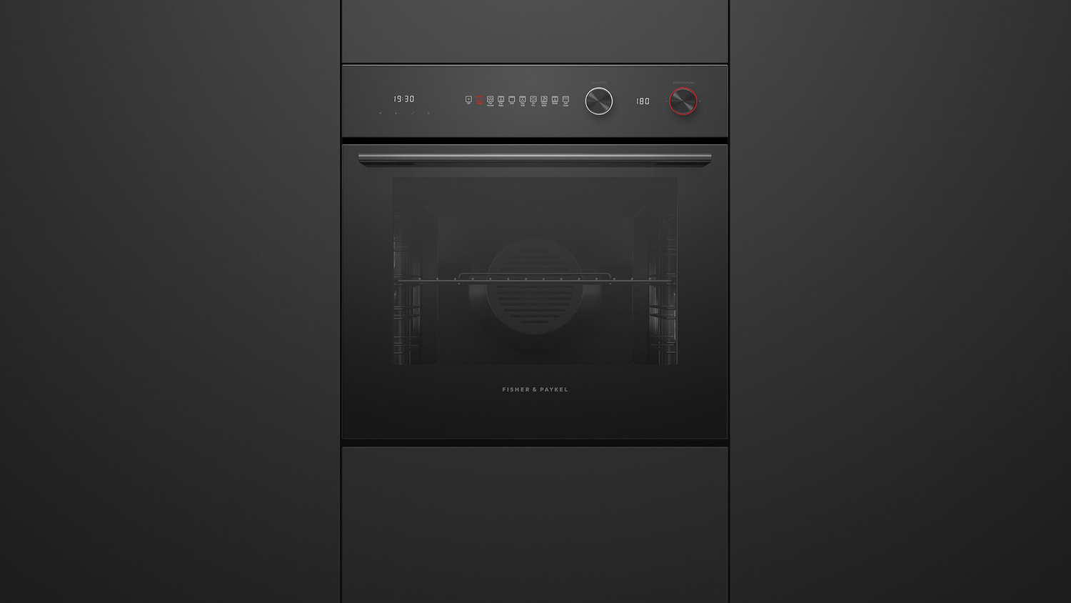 Fisher & Paykel Series 5 60cm Built-In Oven - Black Glass (OB60SBCPGB5/Contemporary)