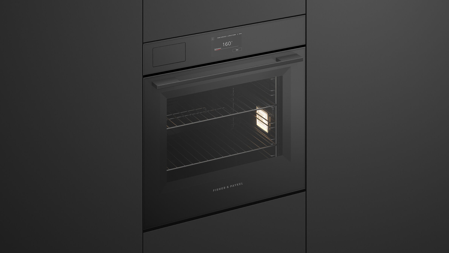 Fisher & Paykel Series 7 60cm Built-In Smart Steam Oven - Black Glass (OS60SAMVTB5/Minimal)