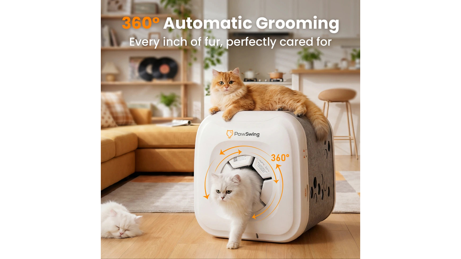 PawSwing NEO Self Grooming Cat House