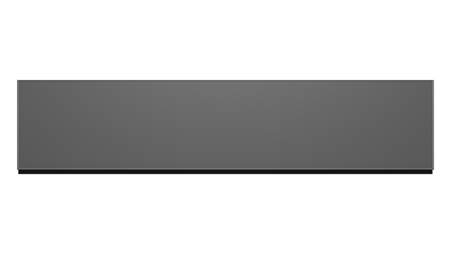 Front view of the Fisher & Paykel Series 9 14cm Built-In Vacuum Seal Drawer in grey finish