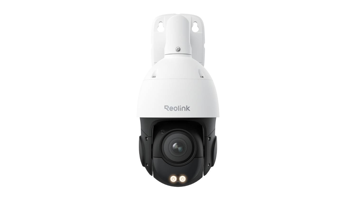 Reolink P840 4K outdoor security camera in white with a pan-and-tilt design