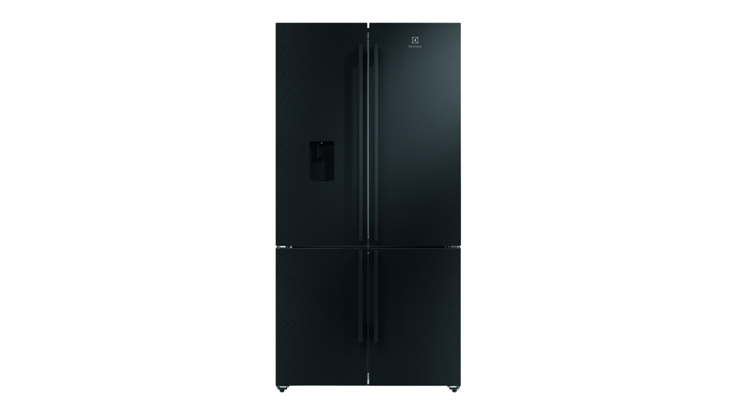 An Electrolux UltimateTaste 800 Series 562L Quad Door Fridge Freezer with Water Dispenser