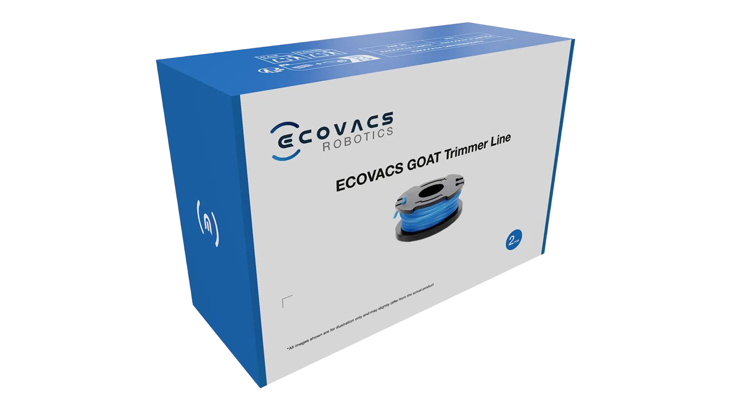 Ecovacs 3m Trimmer Line for GOAT A2000 LiDAR Pro Robotic Lawn Mower - 2 Pack/Blue (GKT010002)