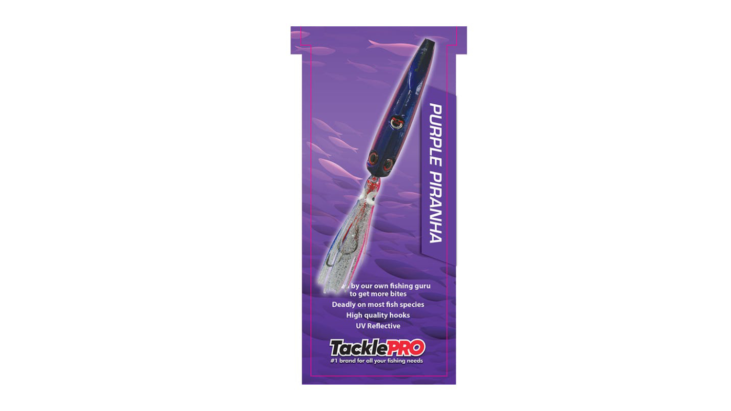 TacklePro Inchiku Lure 100gm - Purple Piranha