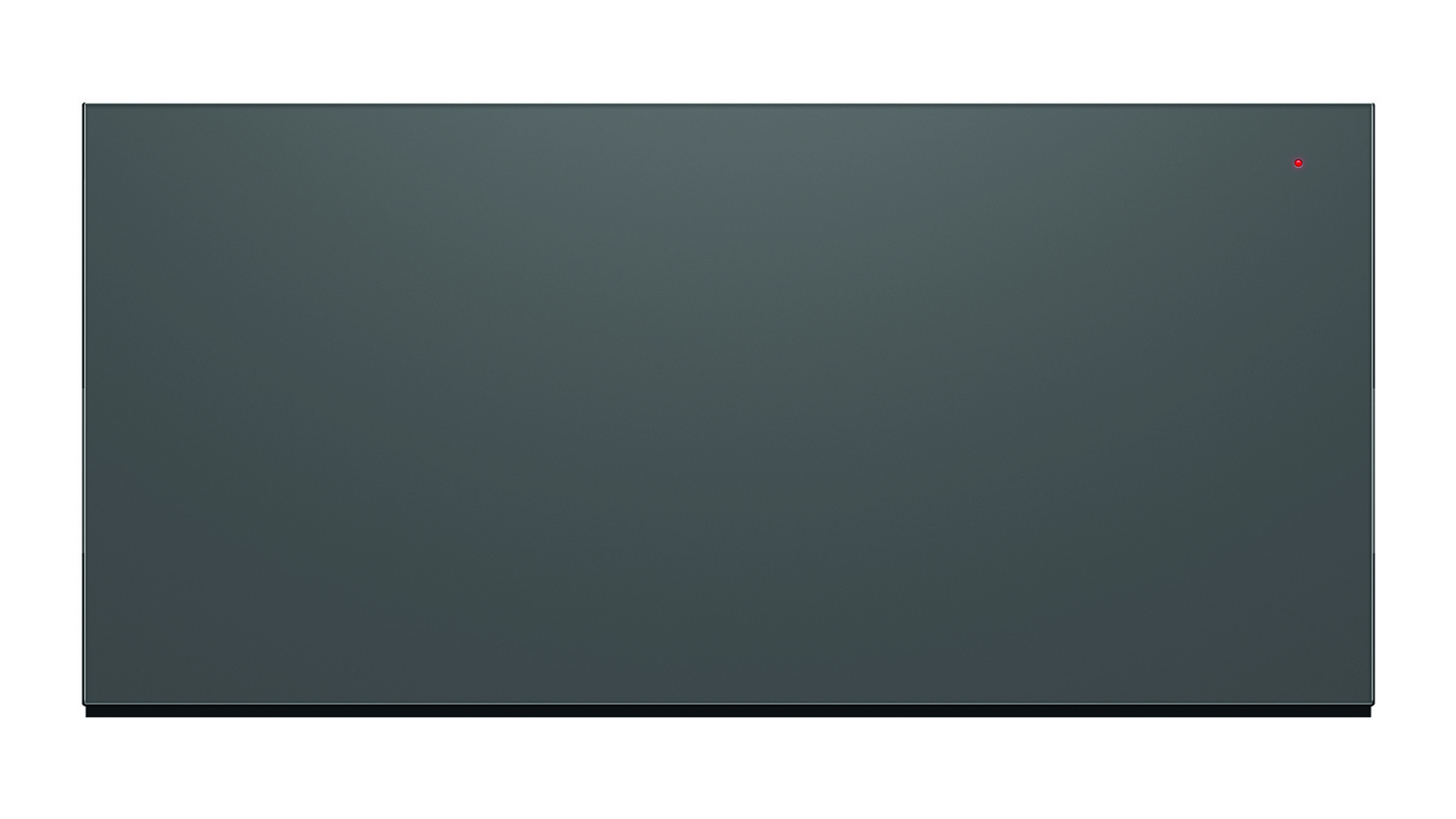 A Fisher & Paykel Series 9 29cm Built-In Warming Drawer in a sleek grey glass finish