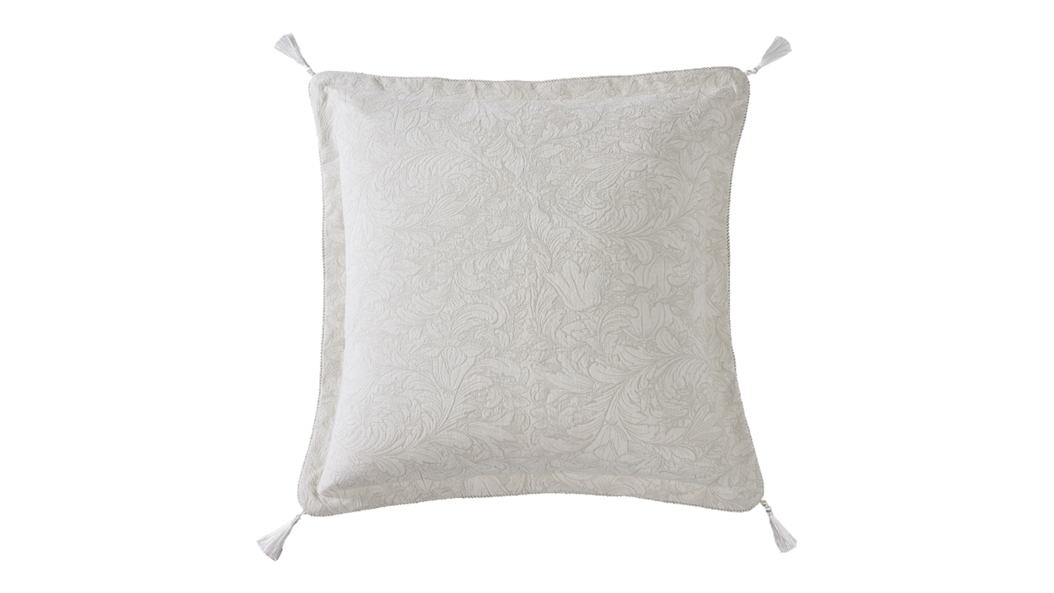 Ornato White European Pillowcase by Da Vinci