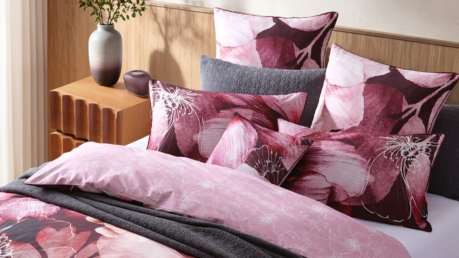 Ethereal Rose Duvet Cover Set by Logan & Mason