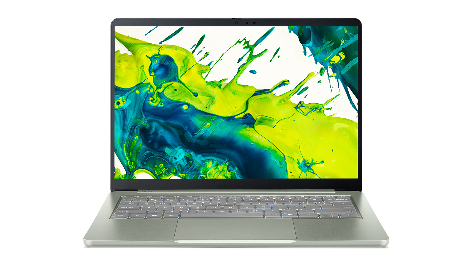 Acer Swift Air 14" Laptop in sage green colour