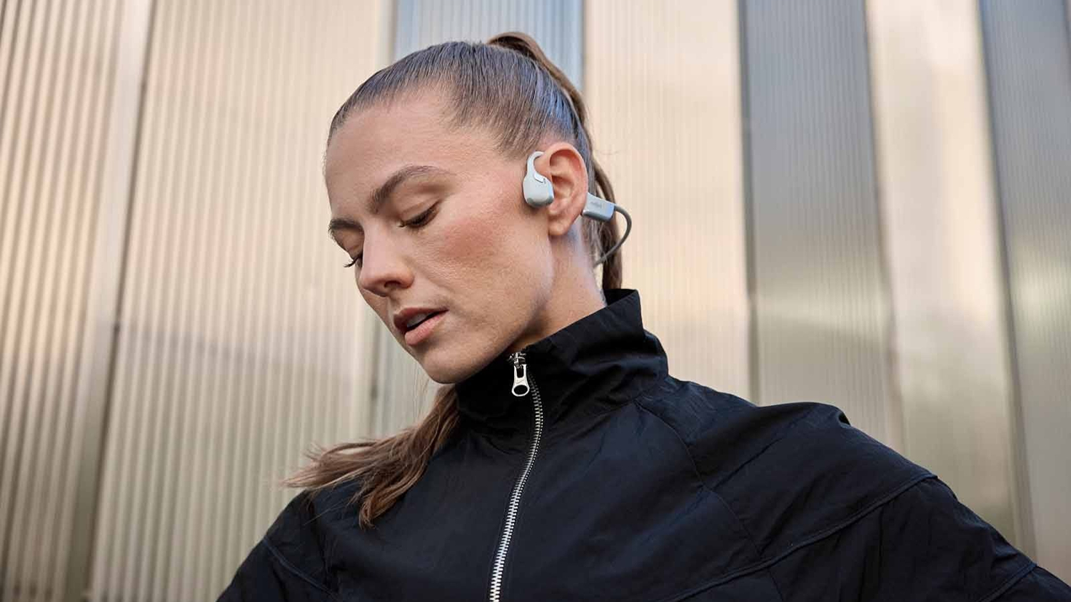Shokz OpenRun Pro 2 Wireless Open-Ear Headphones - Silver (S820-ST-SR)