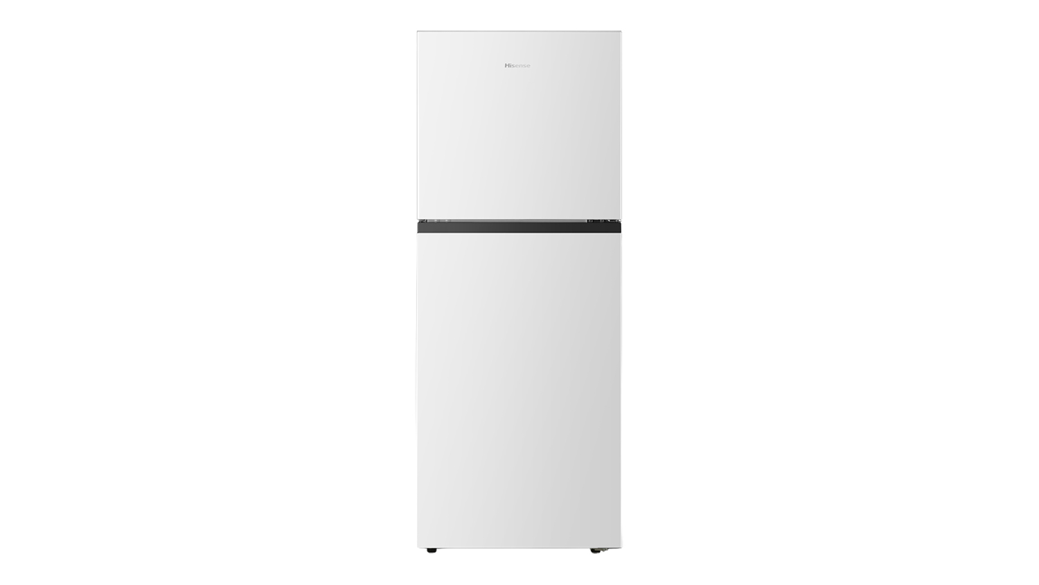 The Hisense Top Mount Fridge Freezer in white