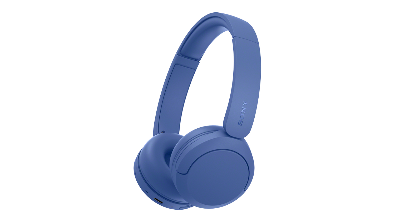 Sony WH-CH530 Wireless On-Ear Headphones in a cobalt blue colour