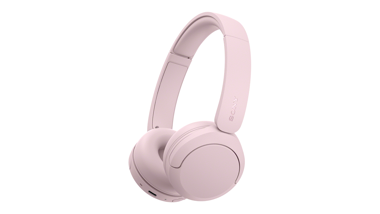Sony WH-CH530 Wireless On-Ear Headphones in a vibrant pink colour