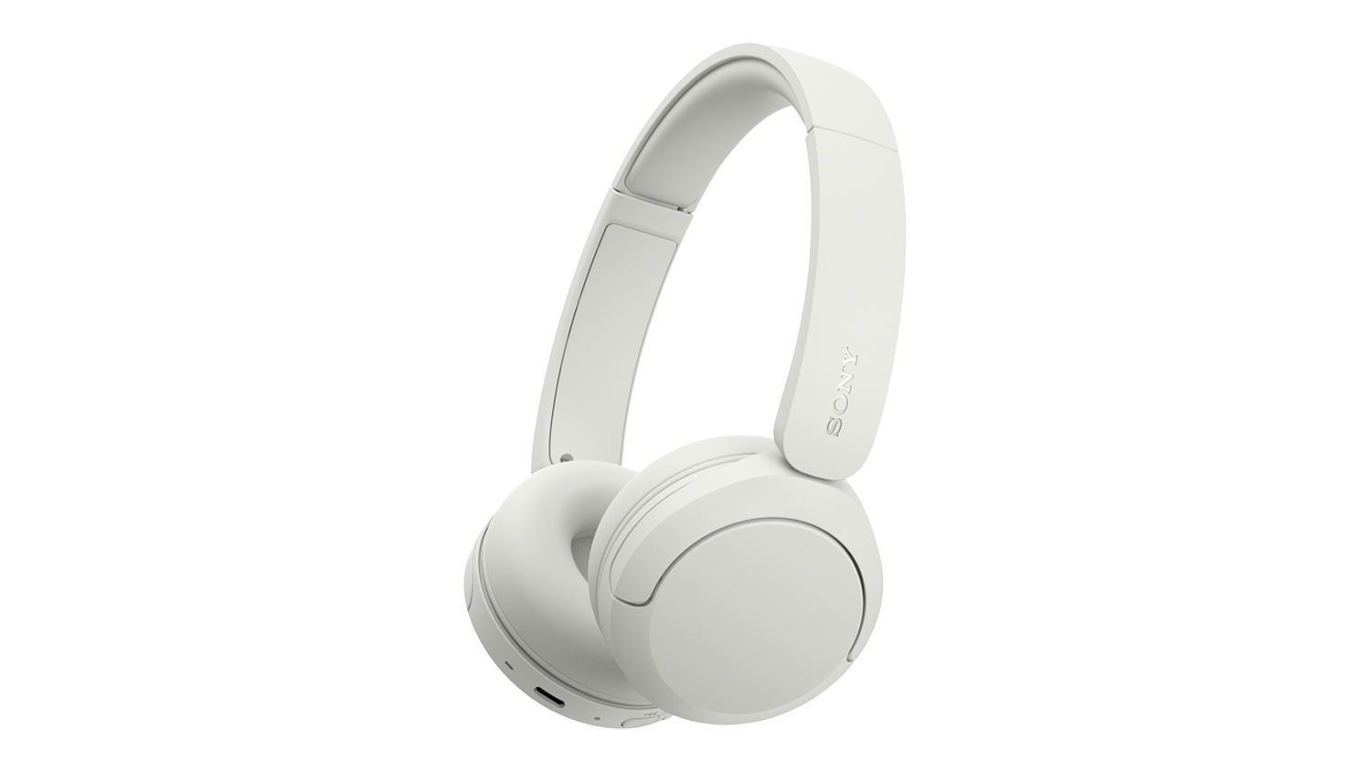 Sony WH-CH530 Wireless On-Ear Headphones in a white colour
