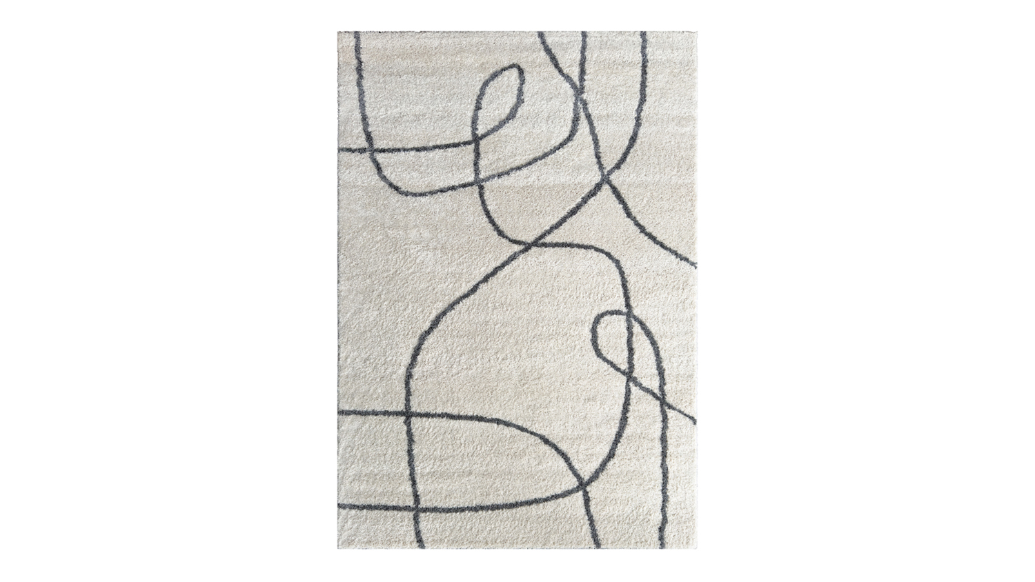 Mercer Sketch Rug 160 x 230cm - White/Grey
