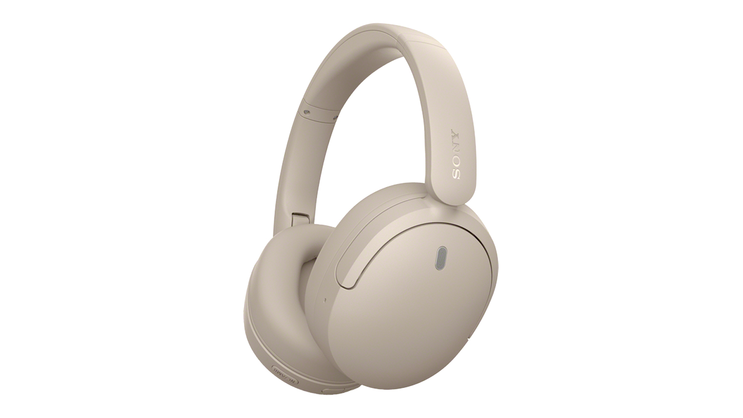 Sony WH-CH730N Noise Cancelling Wireless Over-Ear Headphones in a vibrant beige colour