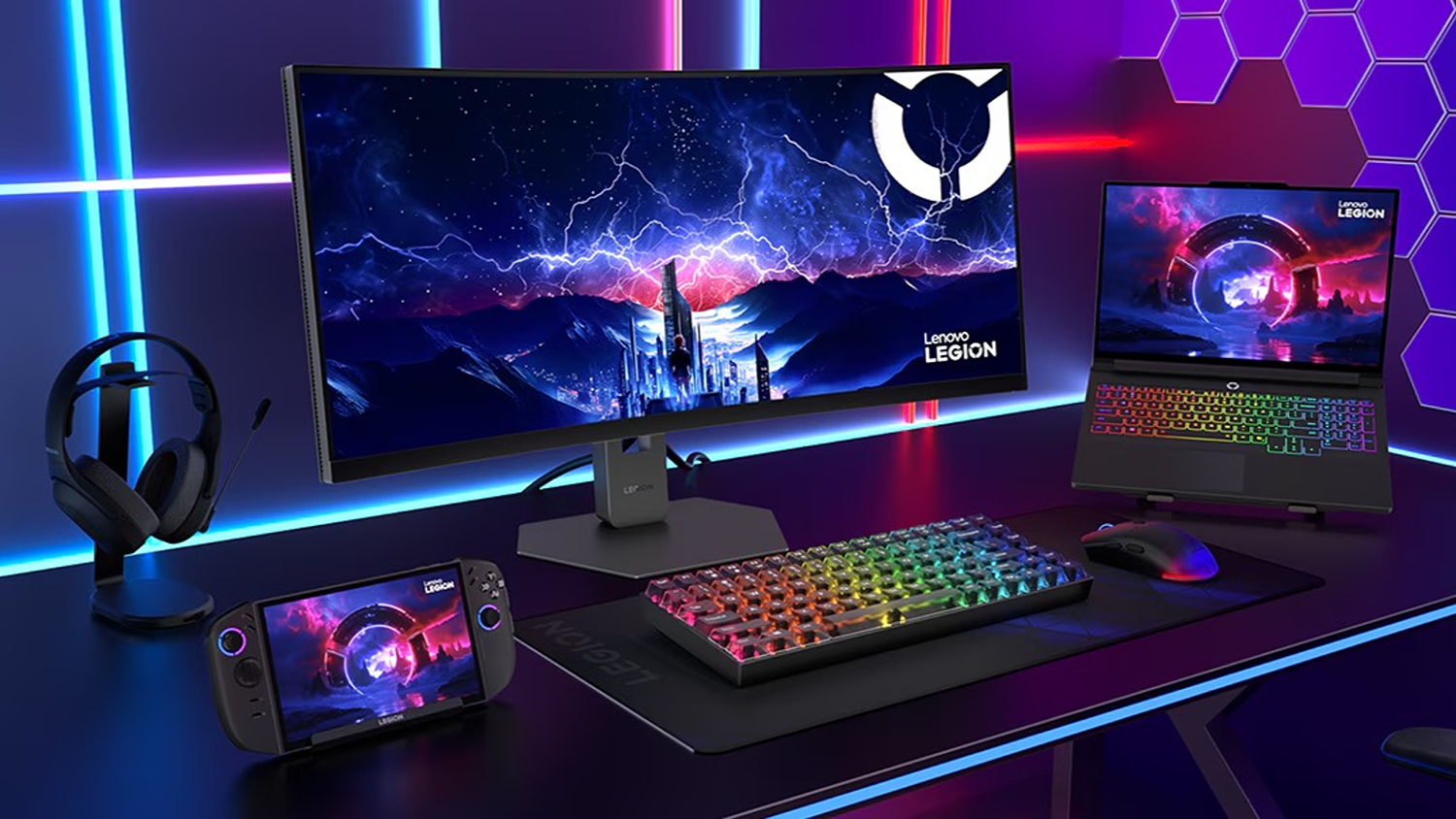 Lenovo Legion 34W-2c 34" WQHD Curved Gaming Monitor