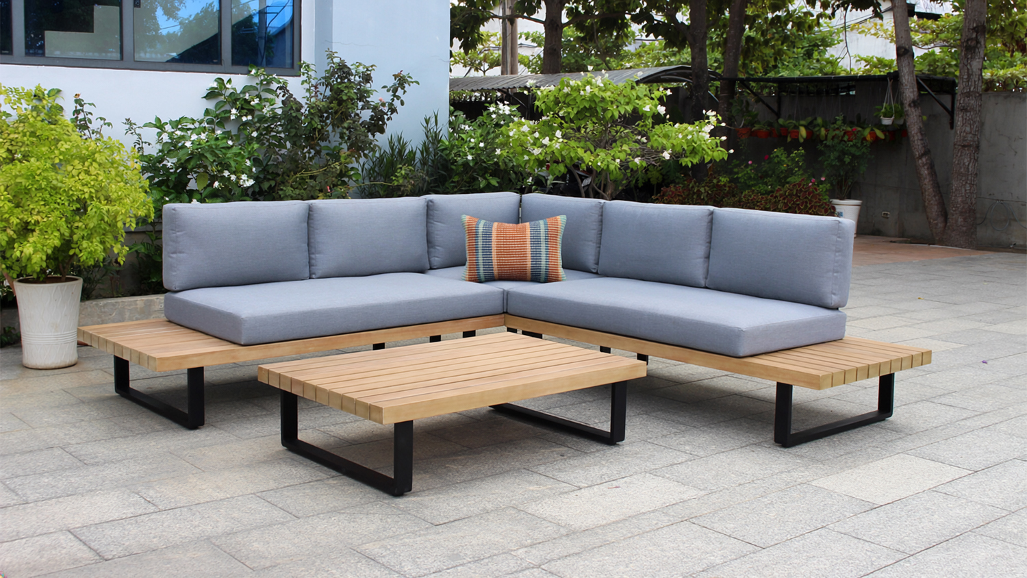 Manon Outdoor Cushion 50x35cm - Multicolour