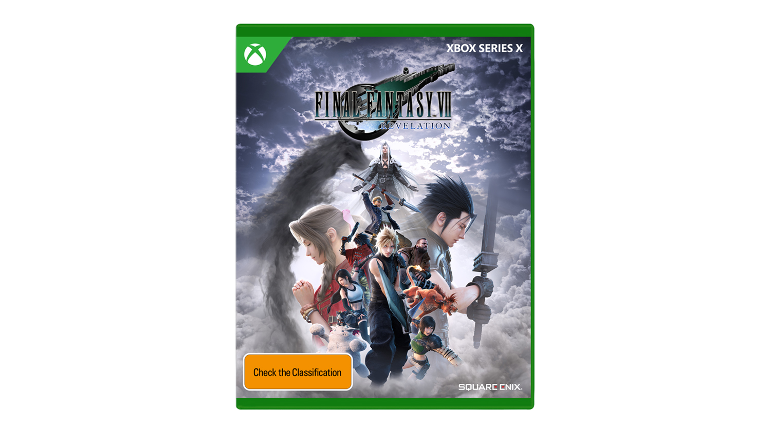 A view of the Final Fantasy VII Revelation for Xbox Series X