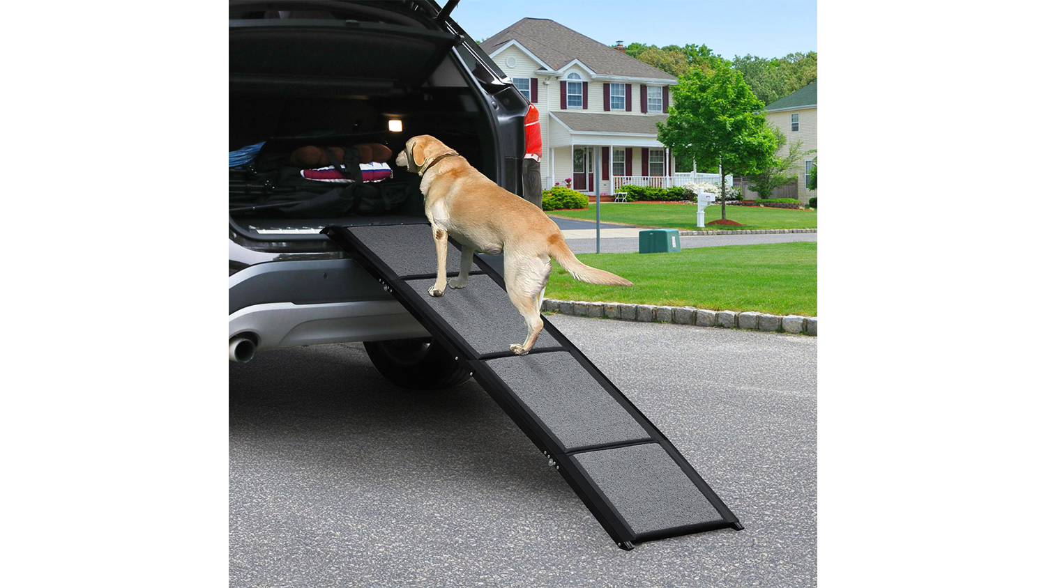 PaWz Folding Dog Mobility Ramp with Grip 180 x 44cm
