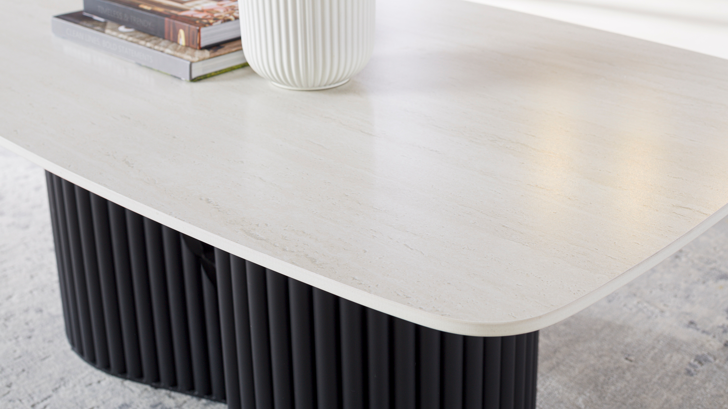 Lifestyle view of the coffee table