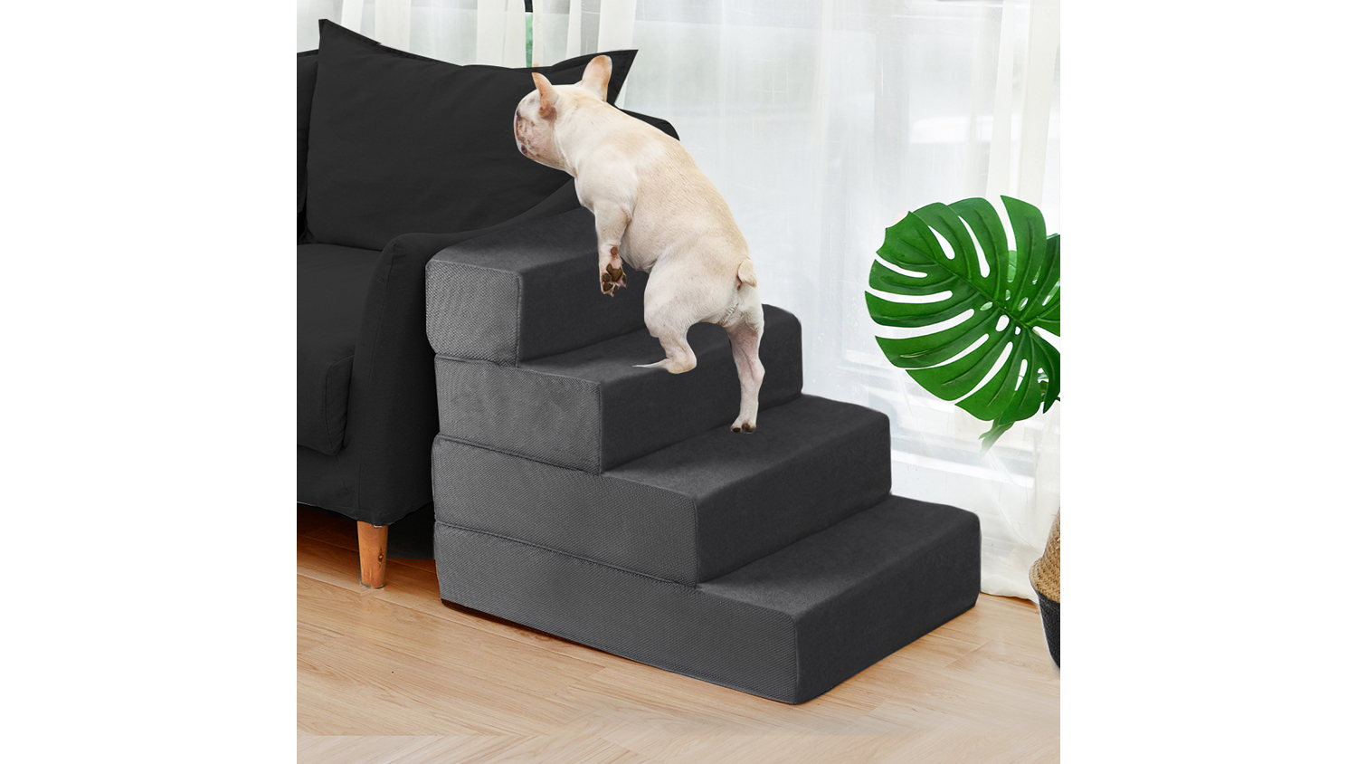PaWz 4-Step Pet Stairs 70 x 53 x 60cm
