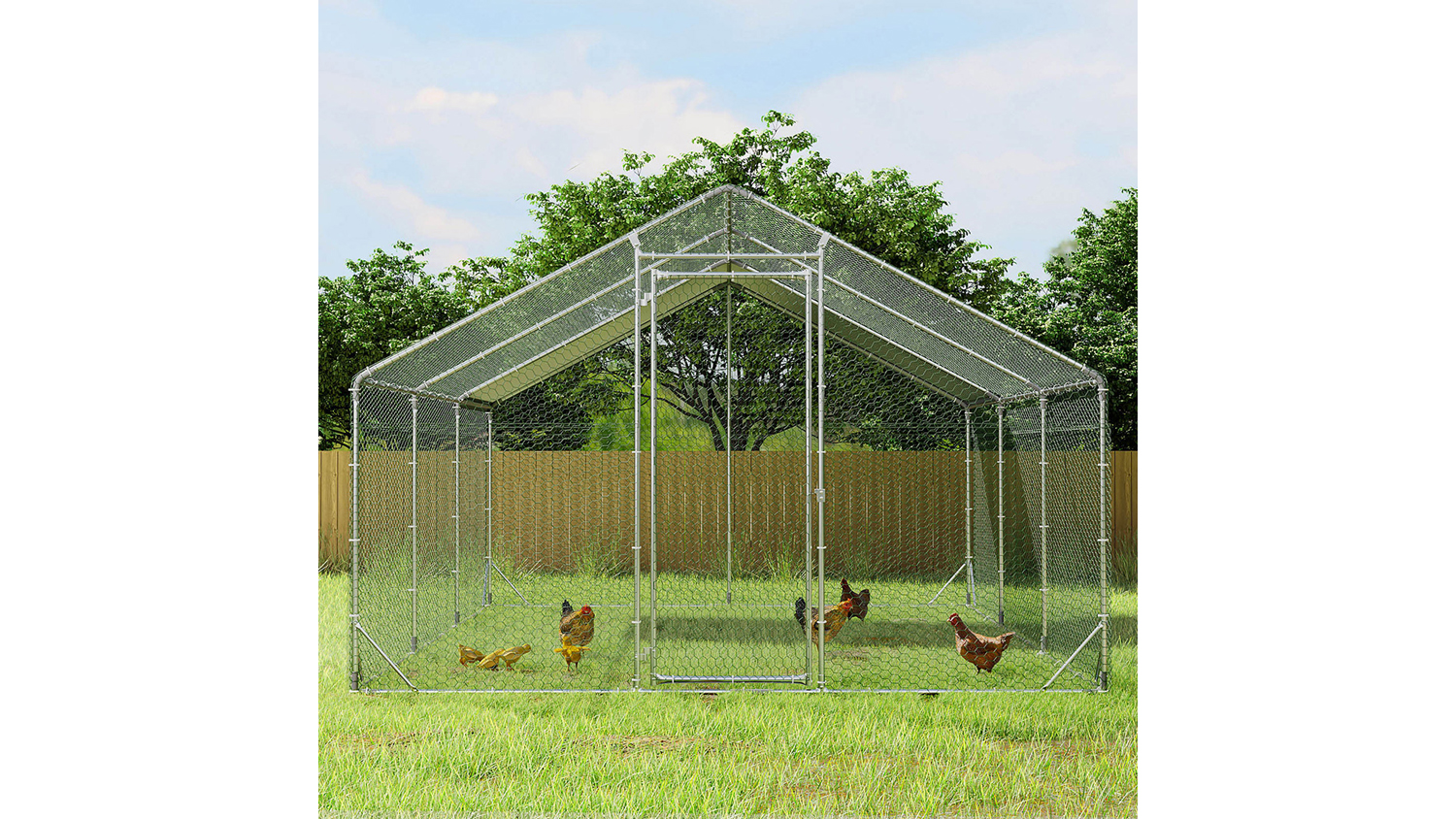 PaWz Large Outdoor Poultry Coop 6 x 3m
