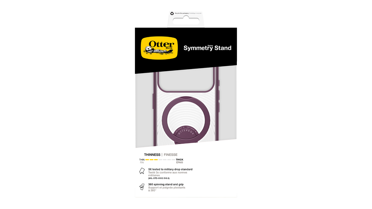 OtteOtterbox Symmetry Stand MagSafe Case for iPhone 18 Pro - Purple (77-001218)